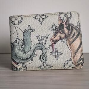 Louis Vuitton  Monogram Savane Chapman Brothers Multiple Bifold Wallet